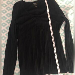 Basic Black Layering T-Shirt